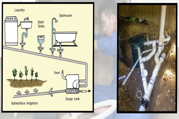 Install Greywater Plumbing