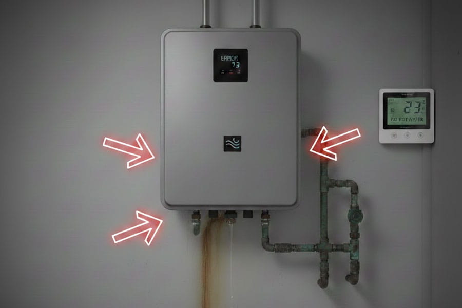 Tankless Heater Leaking