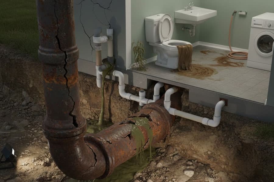Aging Sewers Affect Residential Plumbing