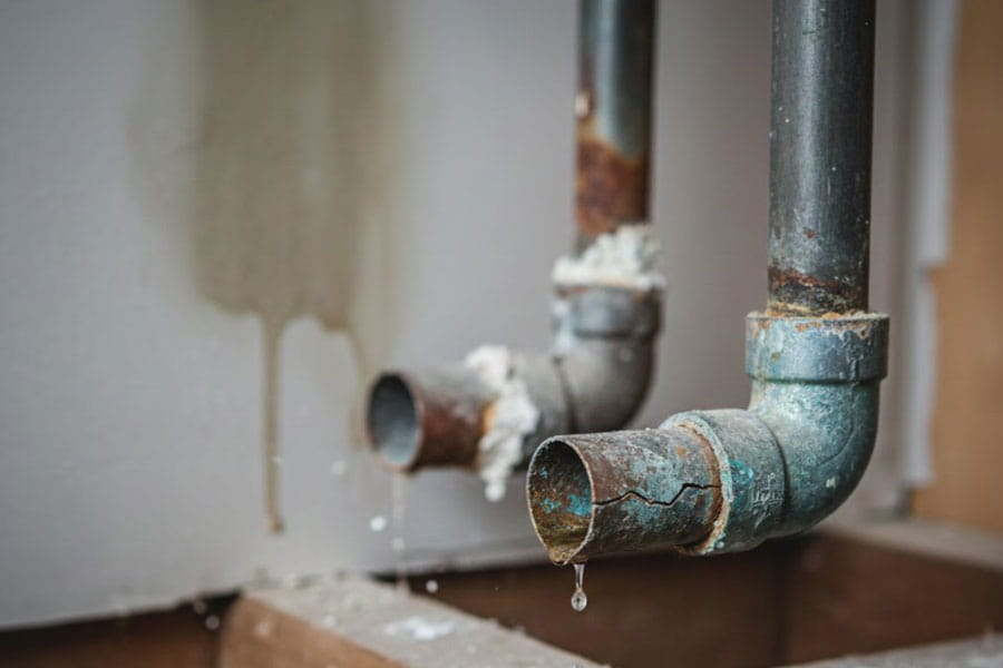 Slow Damage to Pipes and Fixtures