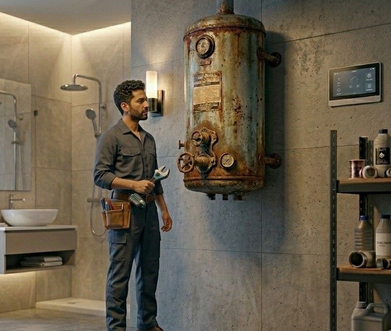 Water Heater Age and Repairs Collide