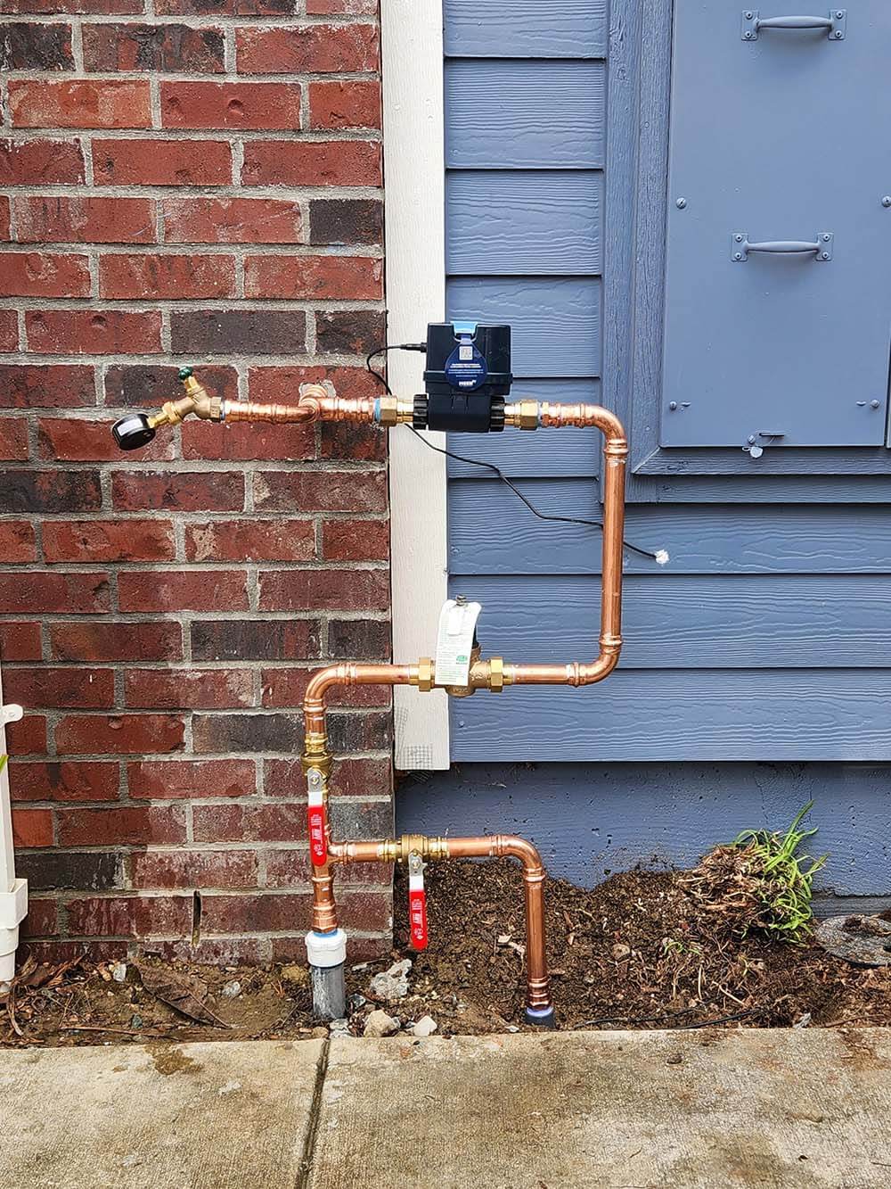 Outdoor backflow preventer