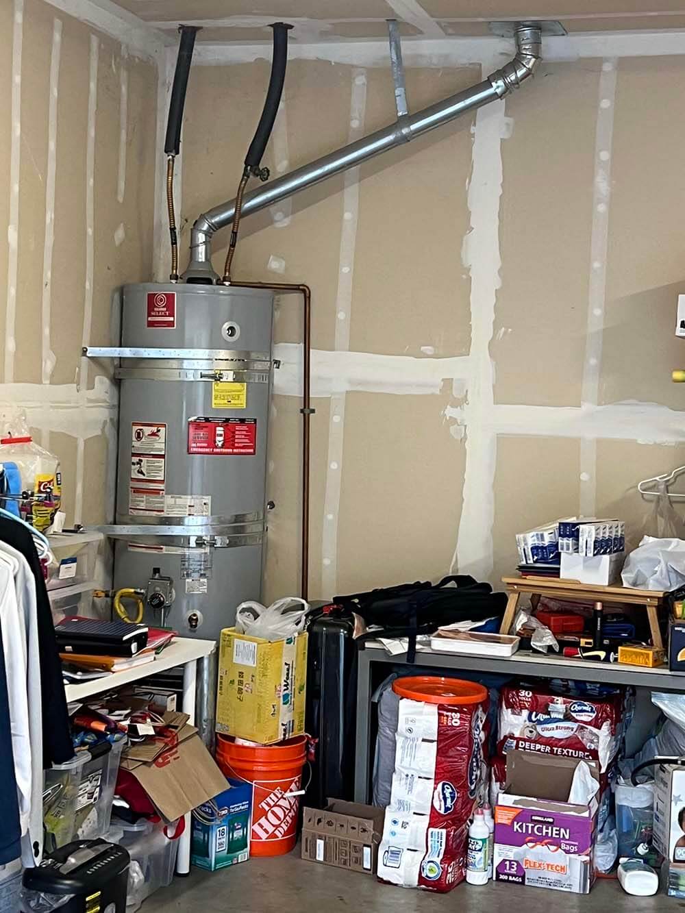 Water heater installation