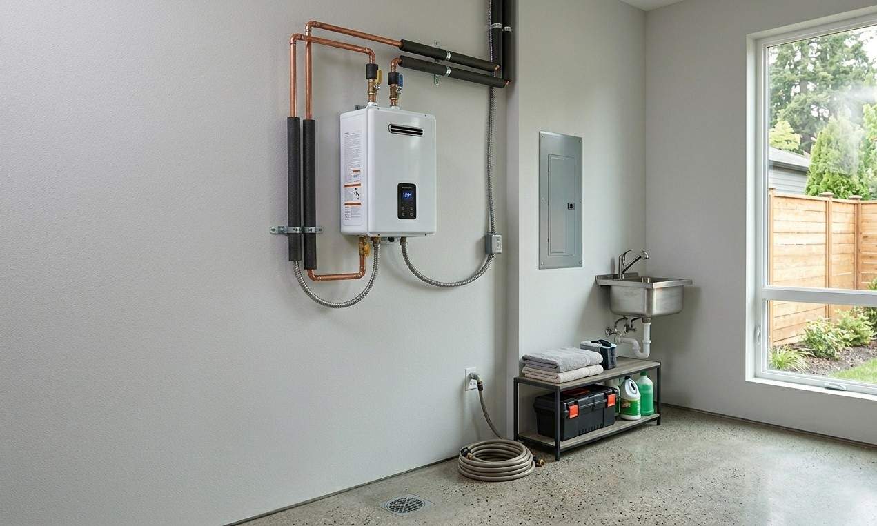 Modern Tankless Water Heater