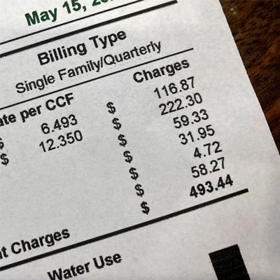 High Water Bills