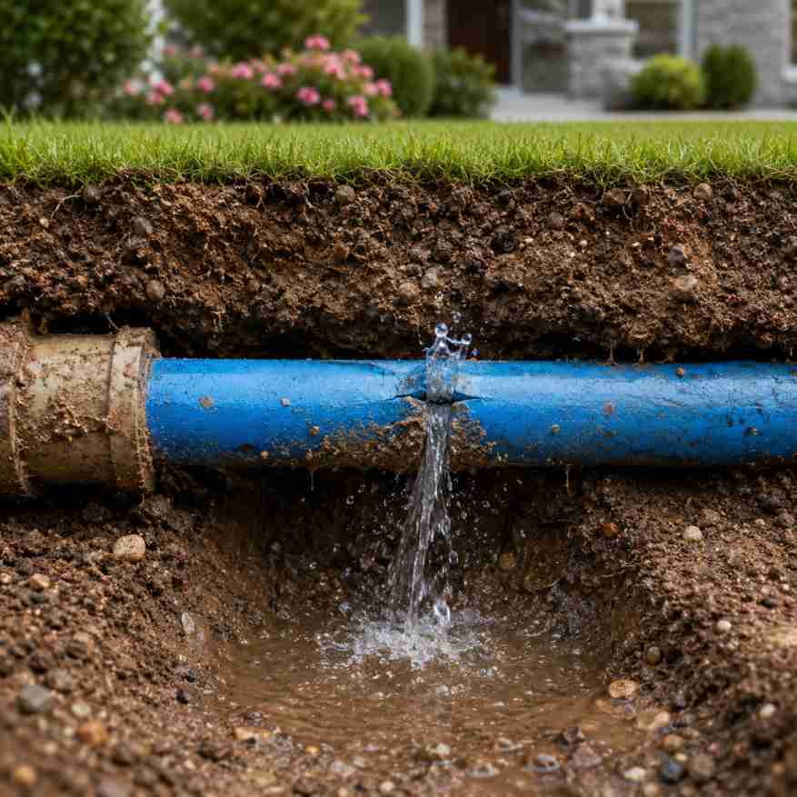 Water Line Leaks services