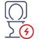 Loose toilet bases