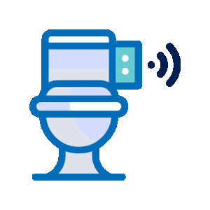 toilet animated icon