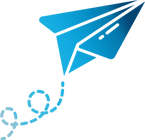 flying paper plane