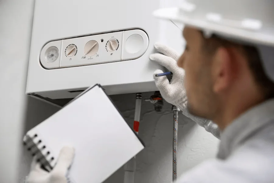 Installing water heaterat home