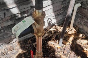 Backflow preventer valve installation